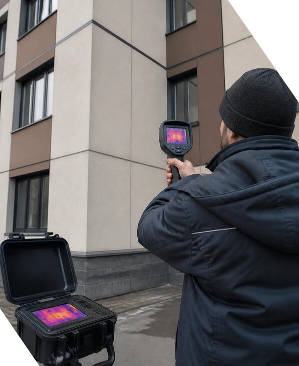Тепловизионное обследование зданий и сооружений в Октябрьском