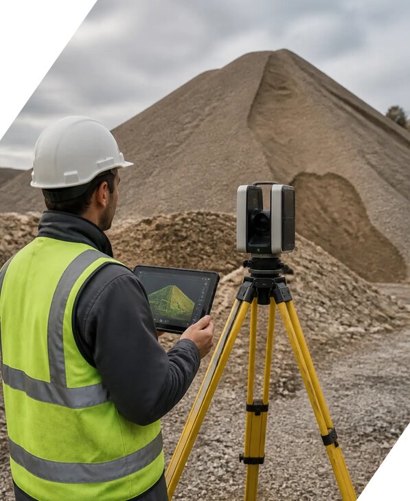 Лазерное 3D сканирование насыпей в Октябрьском от 15536 р. | ЭкспертизаРоссия
